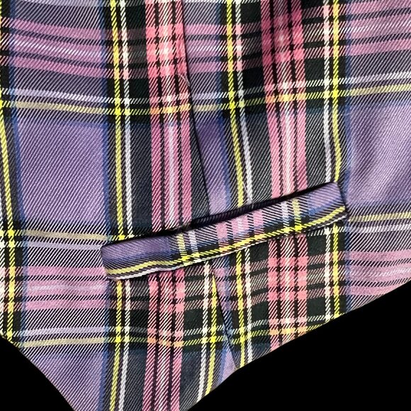 Premium Flannel Diamante Tailored Tank Top // Medium - Picture 12 of 13